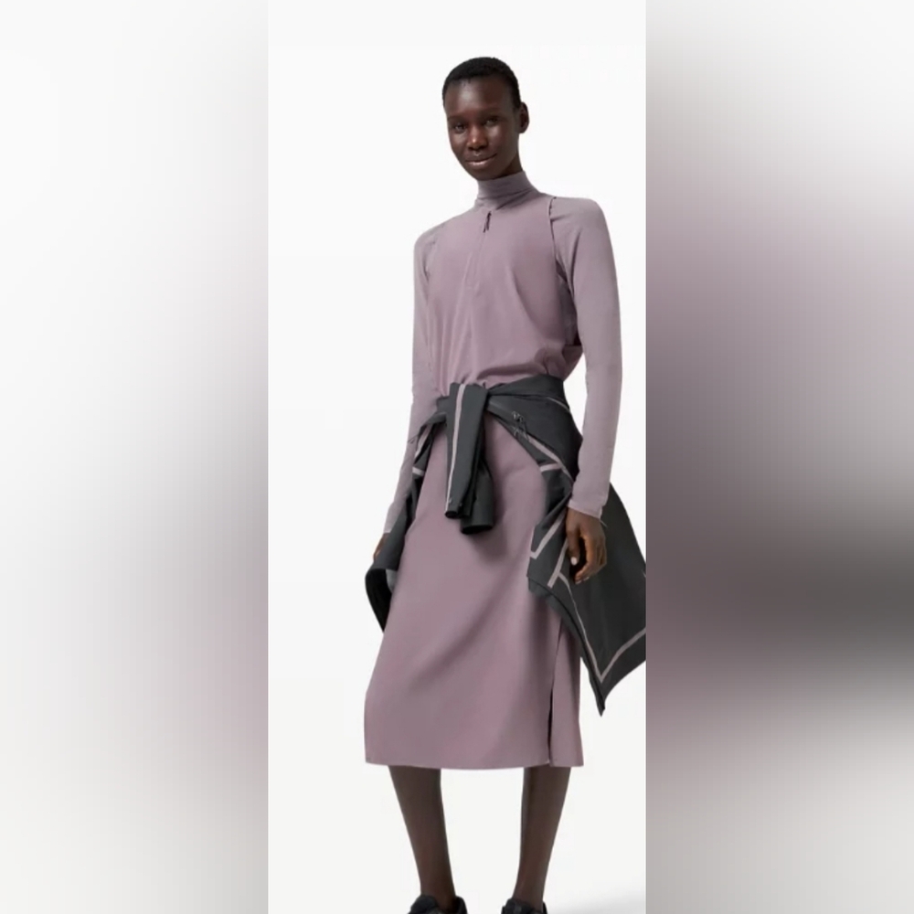 Elegant Mauve Maxi Dress